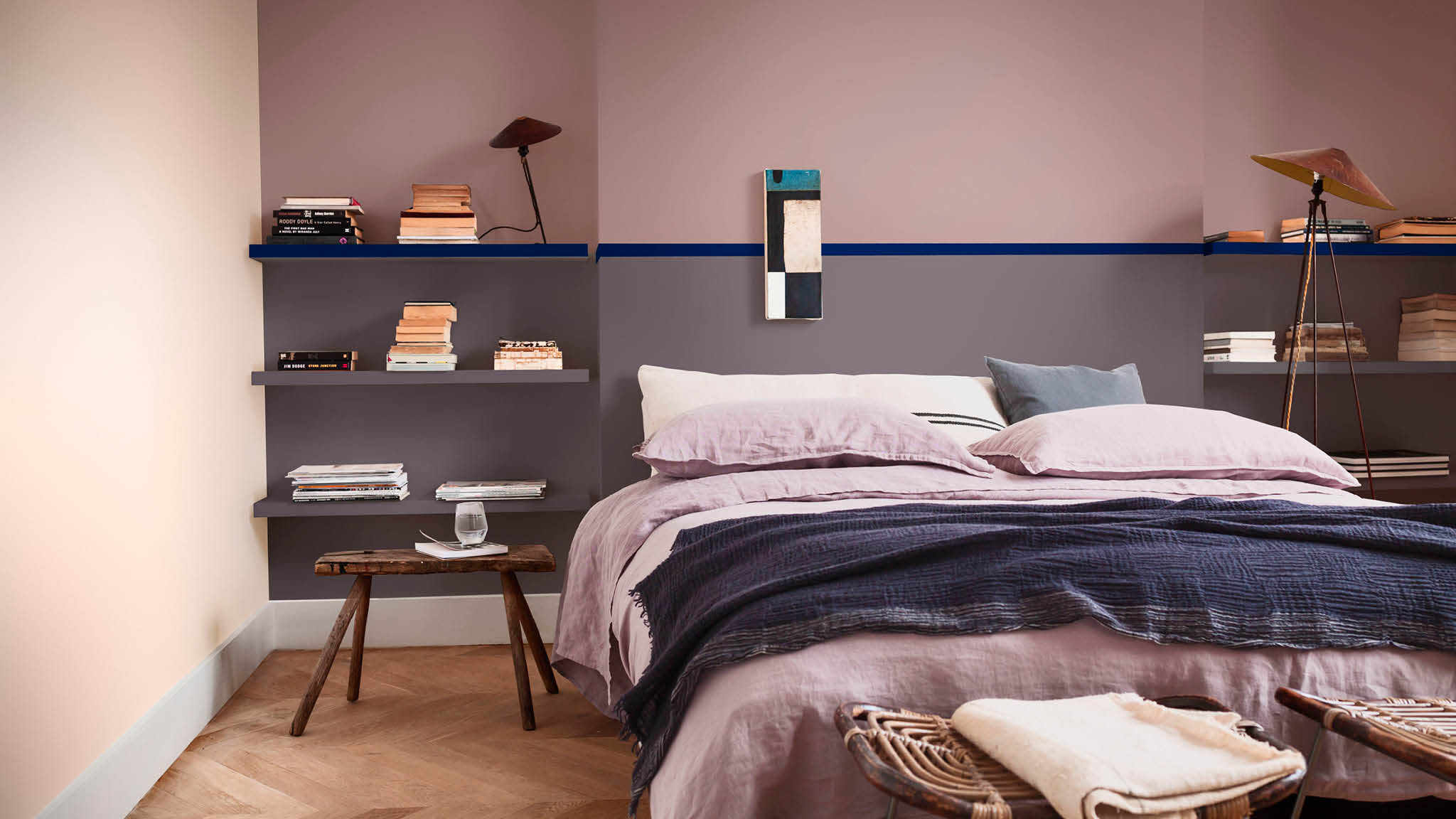 Enriching colours in a bedroom 添潤睡房色彩