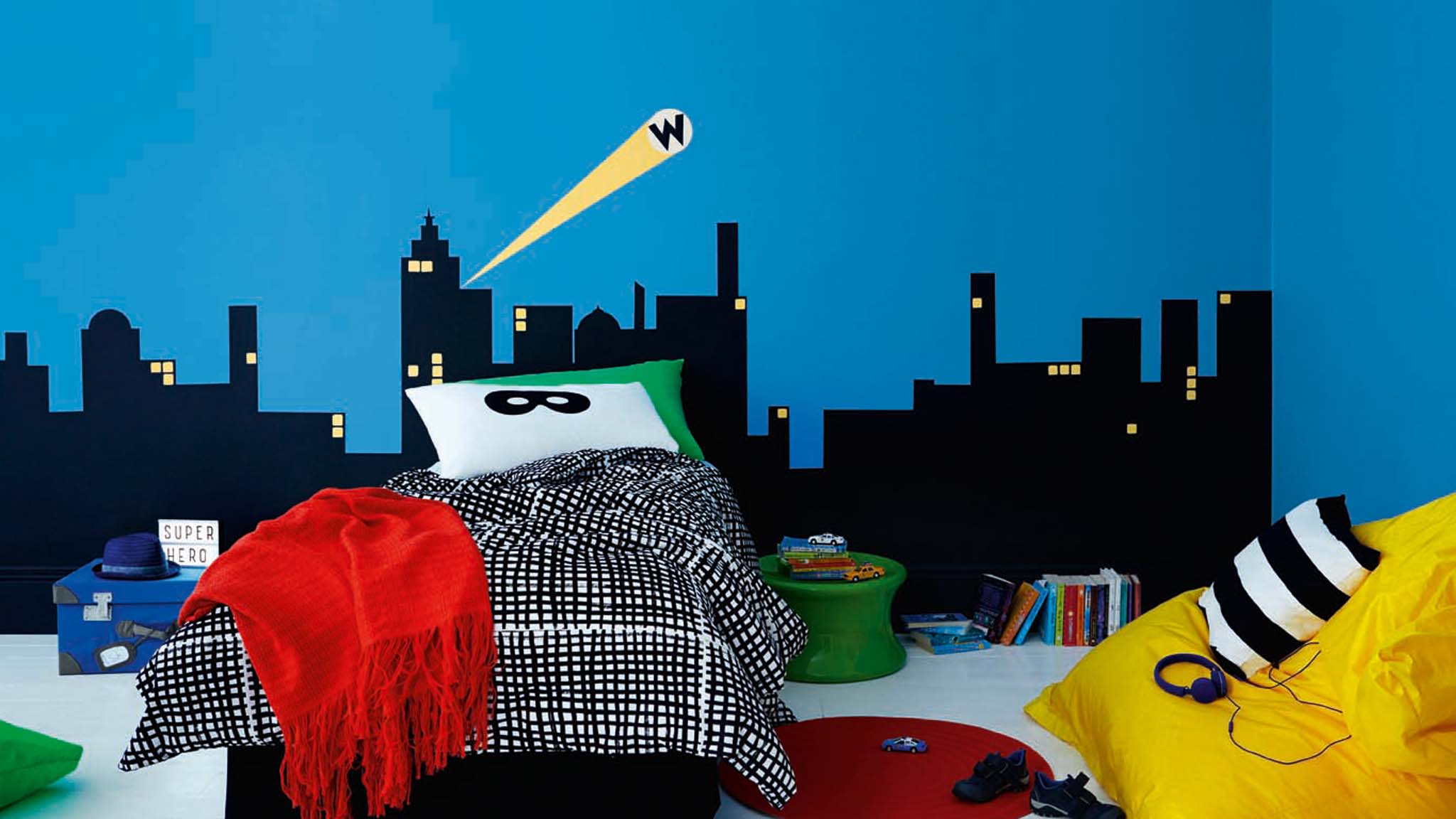 Superhero themed boy’s room 巧用超級英雄主題佈置男生睡房,過程輕鬆好玩