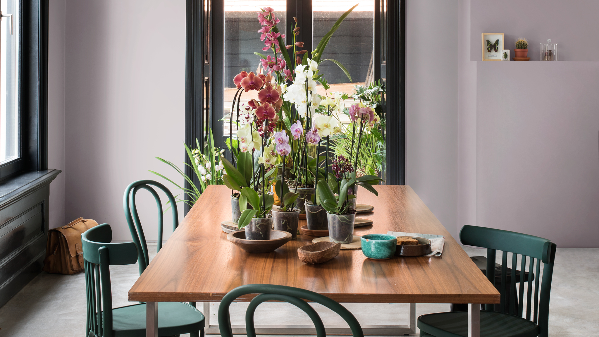 Lilac room with green chairs 醒目髹油妙法,助您重塑陳舊傢俱,完美配搭生活風格。