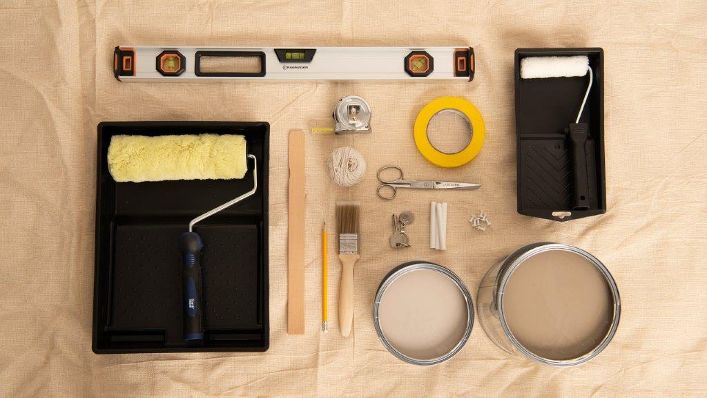 塗刷設備,包括滾筒和塗料 Dulux_CF21_how-to_arch_tools_Global_2