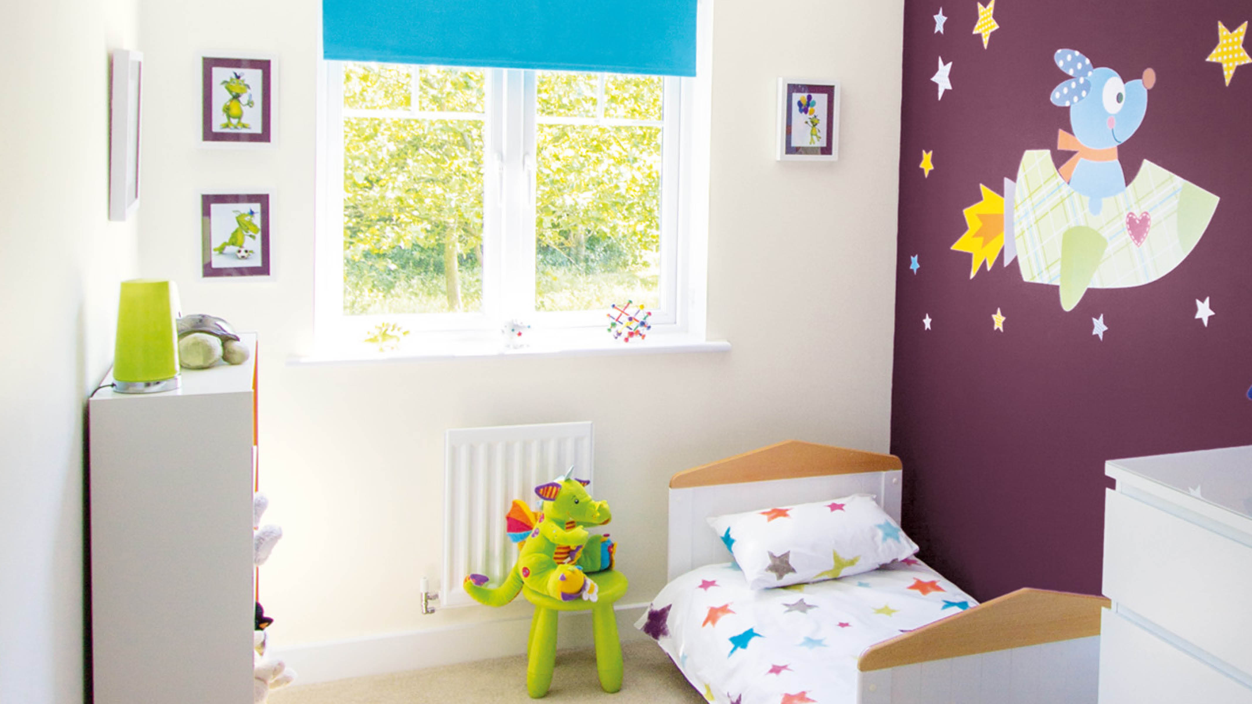 Cartoon-themed nursery Not only is a themed nursery a wonderful way to share your memories with your little one, it’s a great way to personalise your baby’s space.