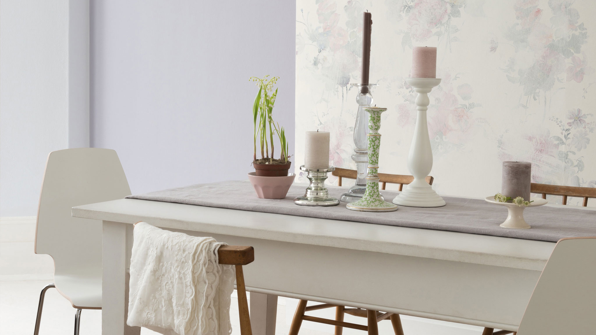 Create romance with soft shades Romantic but enigmatic, the ‘Secret Garden’ colour trend is perfect for creating soothing spaces within your home.