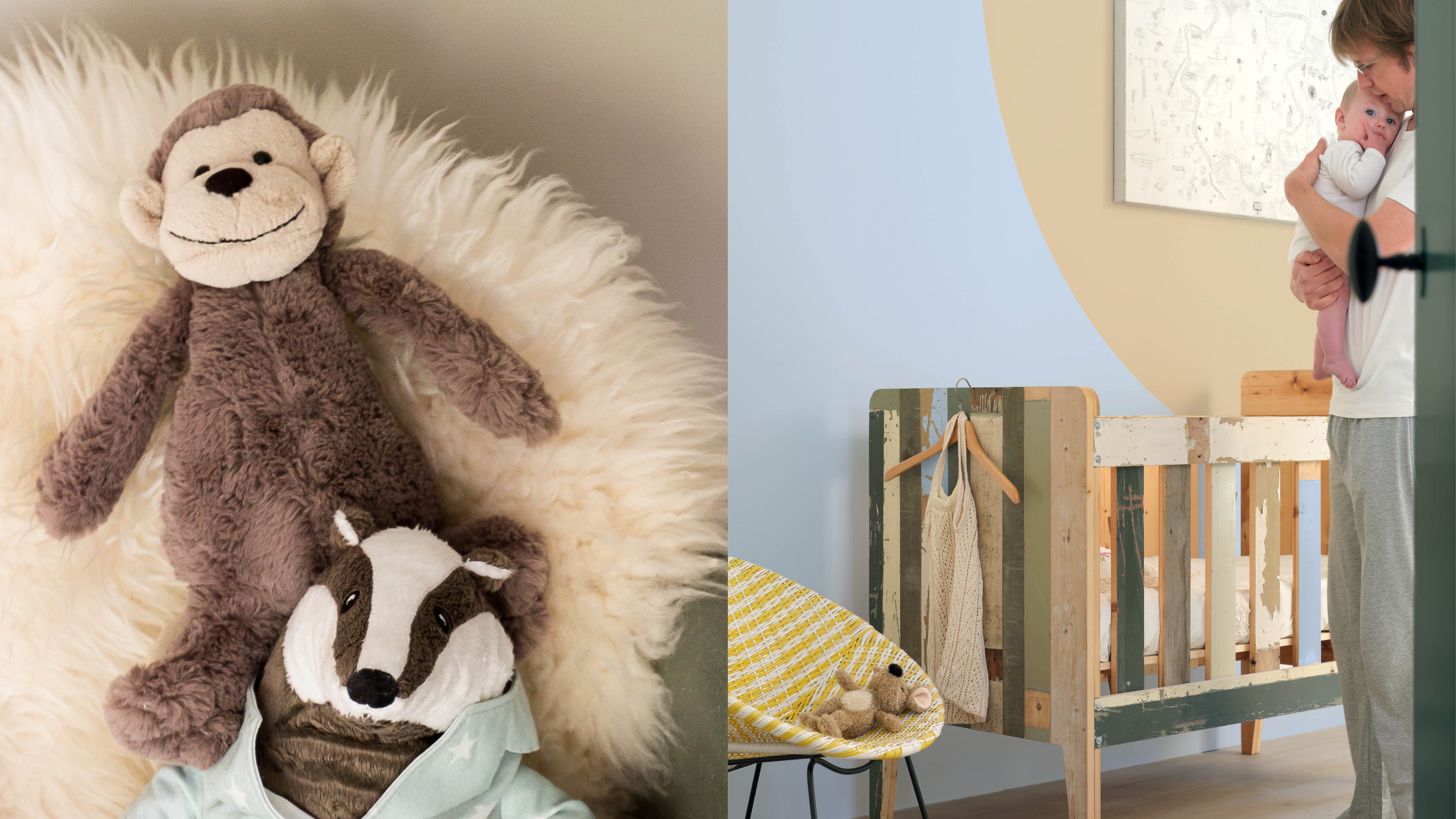 Refresh old furniture with a fresh coat of paint Before you buy new furniture, try to use what you already have. Got a bookcase or dresser that’s gathering dust? It’s just two coats of paint away from being the star of your new nursery.